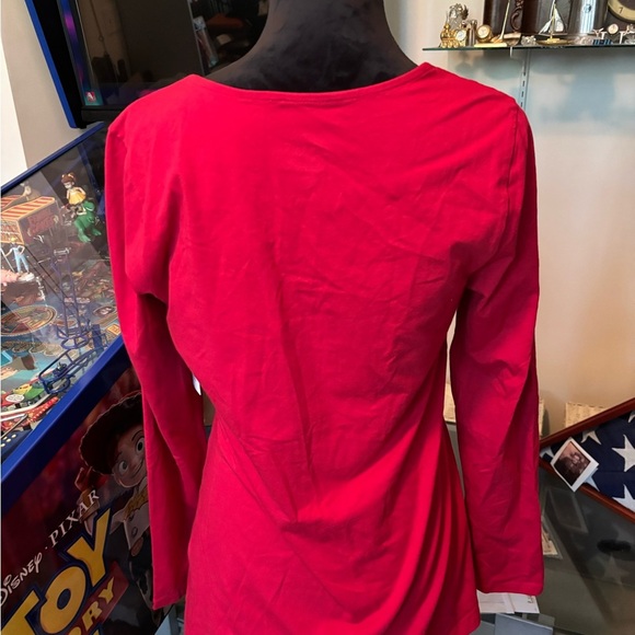 Torrid Womens Foxy Sweetheart Twist Top Size 1 Red NWT - Picture 6 of 7